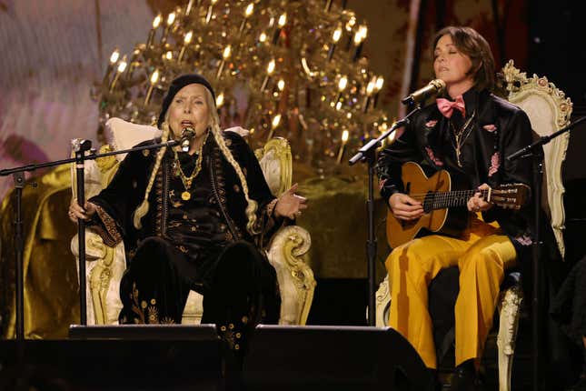 Joni Mitchell and Brandi Carlile