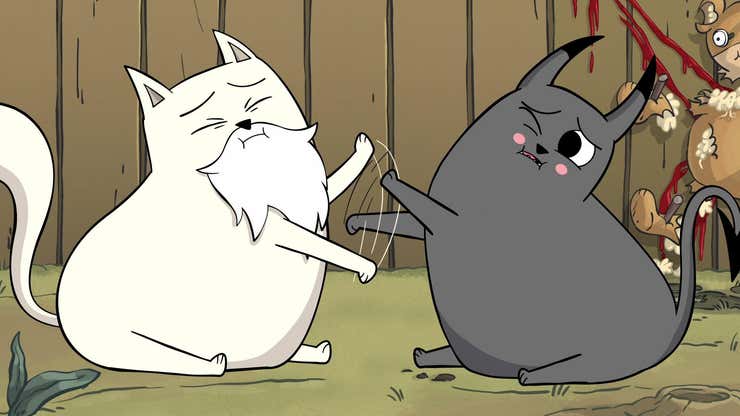 Image for Netflix's Exploding Kittens series is lost in translation