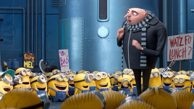 Image for The blockbuster mediocrity of Despicable Me and its Minions dominate the made-for-iPad form