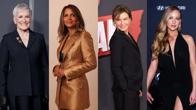 Glenn Close; Halle Berry; Renée Zellweger, Jennifer Lawrence