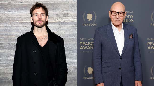 Sam Claflin; Patrick Stewart